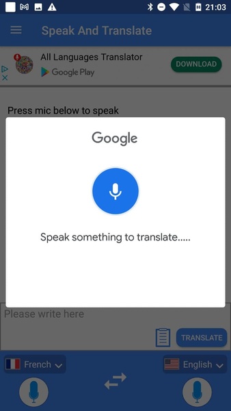 Speak And Translate - Preview 2