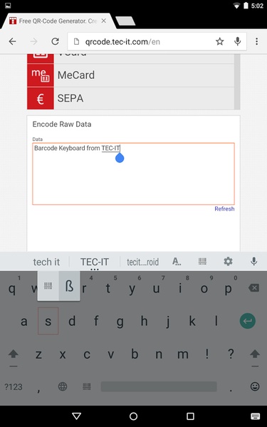 Barcode Keyboard (Demo) - Preview 6