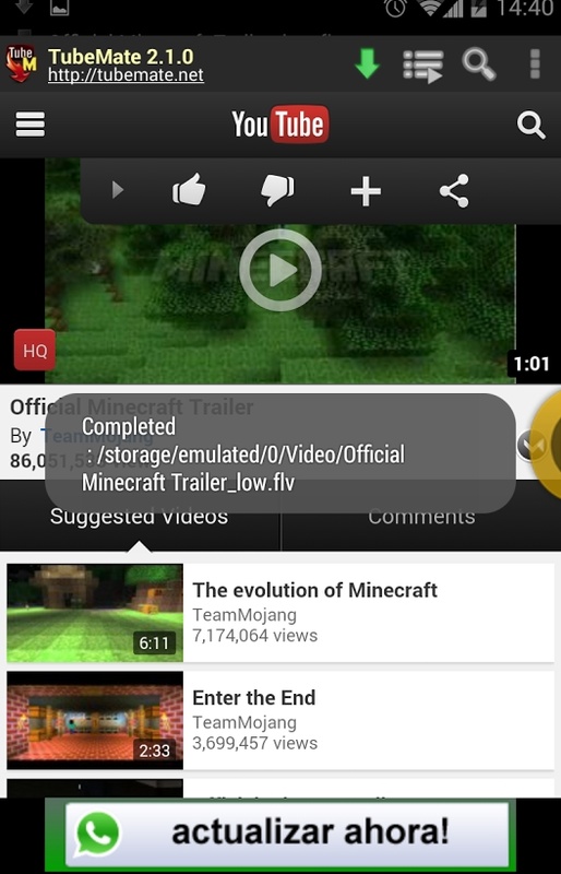 Tubemate Youtube Downloader 2 4 27 For Android Download