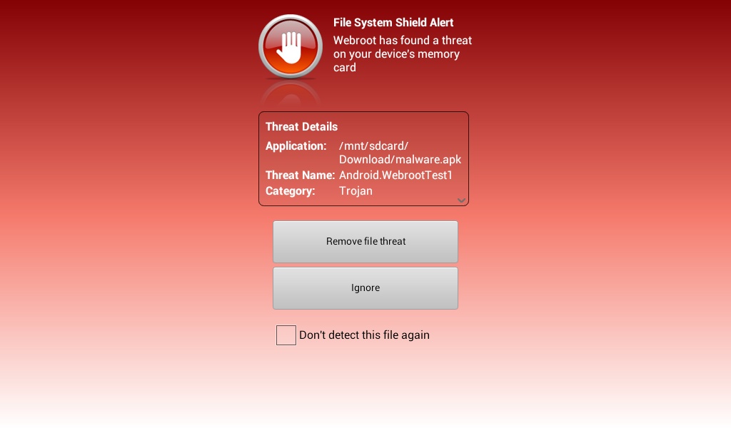 Webroot SecureAnywhere Mobile - Preview 1