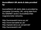 AuroraWatch UK screenshot 1