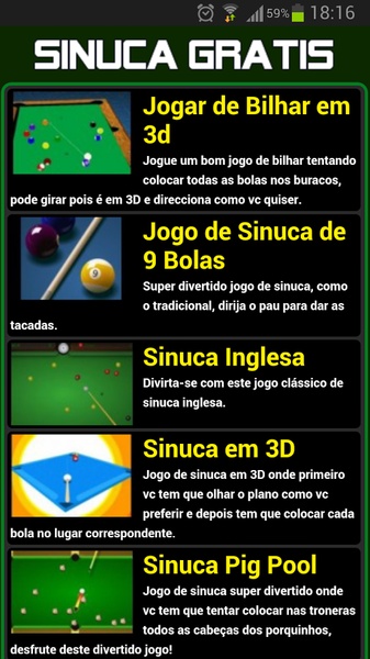 Jogos de sinuca gratis - Preview 2
