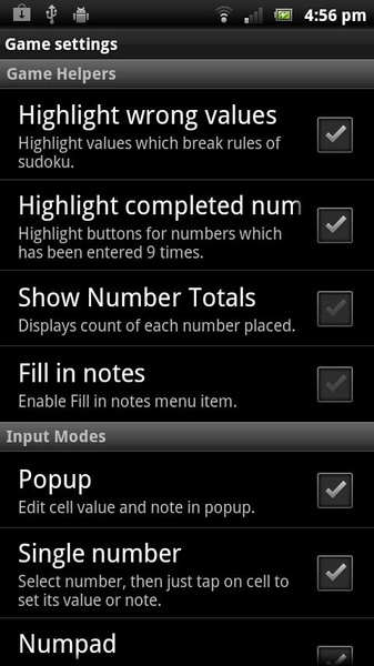 Sudoku game - Preview 4
