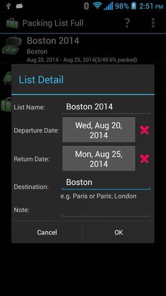 Packing List - Preview 3