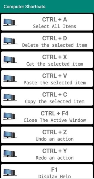Computer Shortcuts - Preview 2