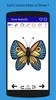 How to Draw an Easy Butterfly screenshot 8