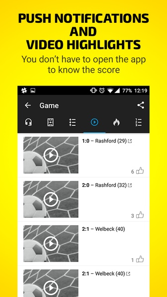 Scores & Video - Preview 1