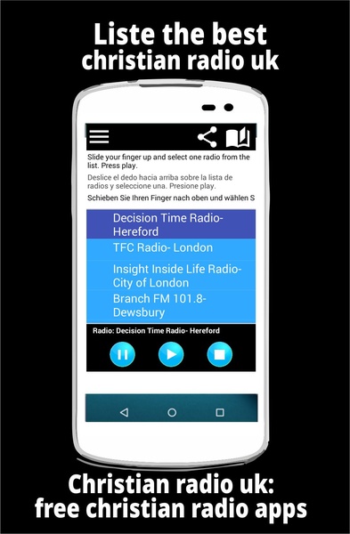 Christian radio uk: free christian radio apps - Preview 2
