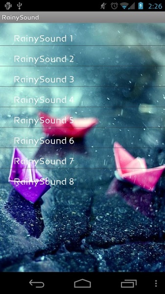 RainySound - Preview 3