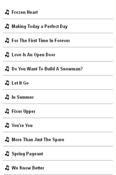 Frozen Lyrics - Preview 2