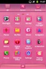 GO Launcher EX Theme Pink screenshot 1