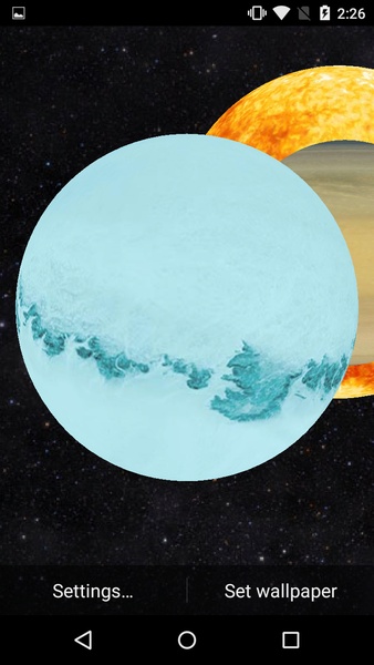 Solar System 3D Free LWP - Preview 6