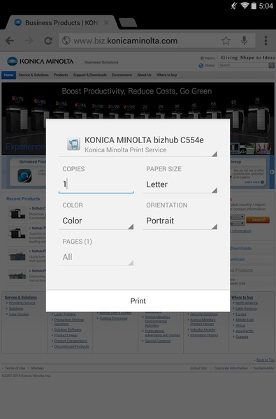 Konica Minolta Print Service - Preview 2