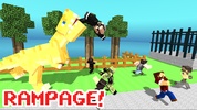 Blocky Dino Park T-Rex Rampage screenshot 4