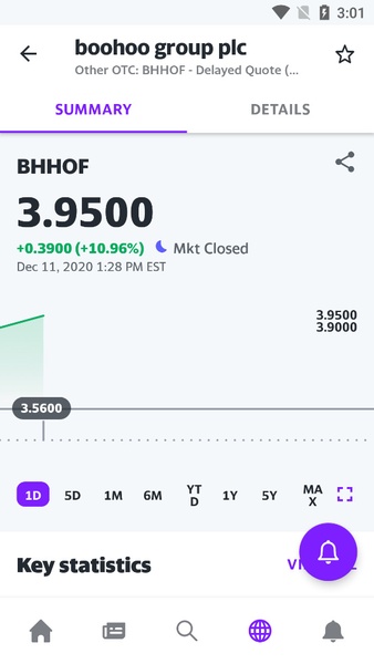 Yahoo Finance Android