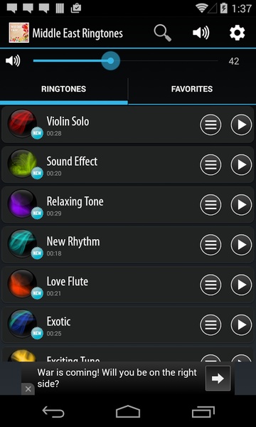 Middle East Ringtones - Preview 3