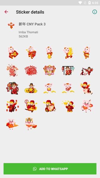 Chinese New Year Stickers for WhatsApp - Preview 4