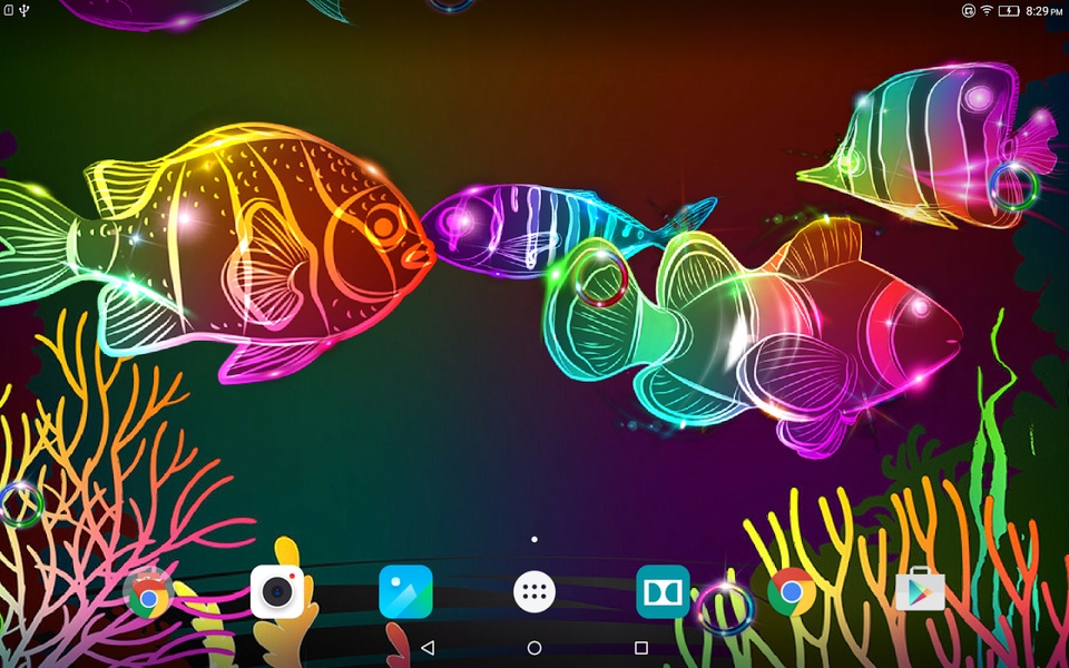Neon Fish Live Wallpaper - Preview 4