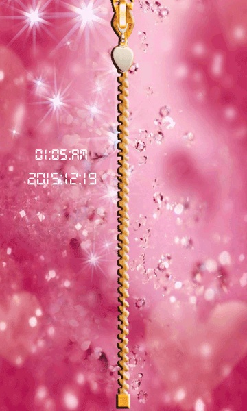 Glitter Zip Screen Lock - Preview 5