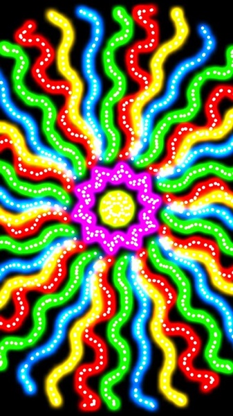 Glow Spin Art - Preview 2