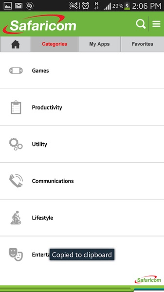 Safaricom Appstore - Preview 2