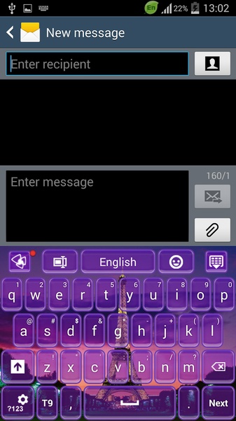 GO Keyboard Paris - Preview 3