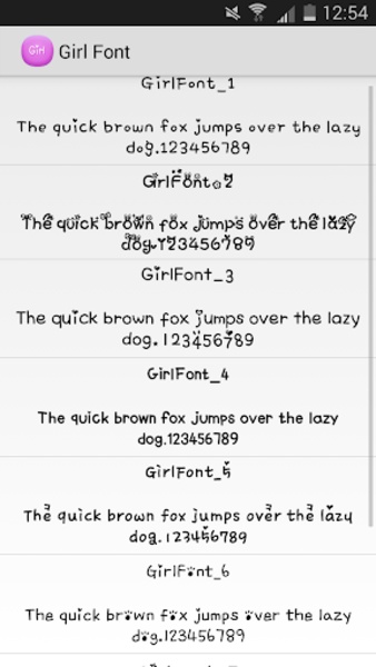 Girl Font - Preview 2