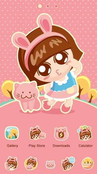 babydudu GOLauncher EX Theme - Preview 4