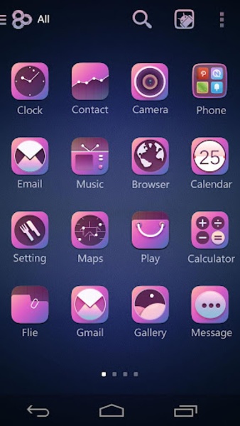Fantacy GOLauncher EX Theme - Preview 2
