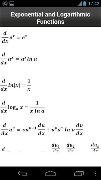 Calculus Formulas - Preview 3