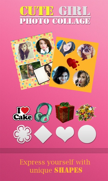 Cute Girl Photo Collage - Preview 3