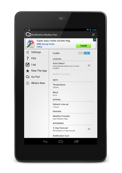 Notification Weather - Preview 2