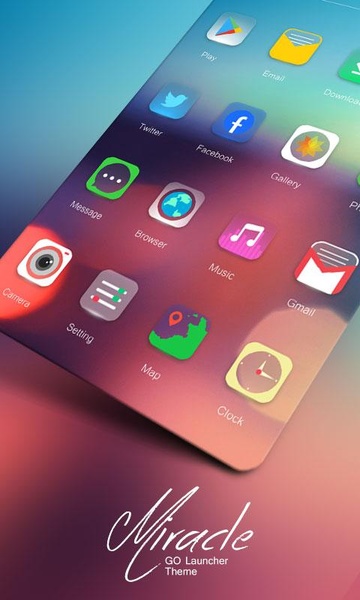 Miracle GO Launcher Theme - Preview 8