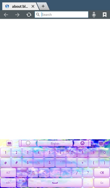GO Keyboard Flower Keyboard Theme - Preview 4