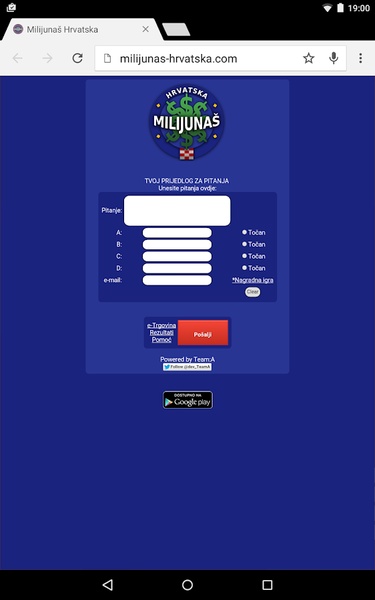 Milijunaš Hrvatska 4.0 Screen Records 1