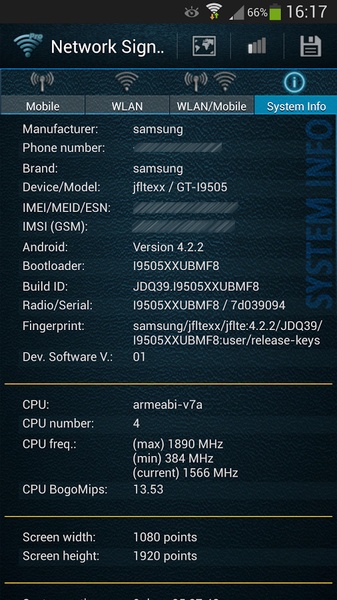 Network Signal Info - Preview 4