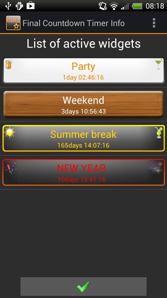 Final Countdown Widget - Preview 5