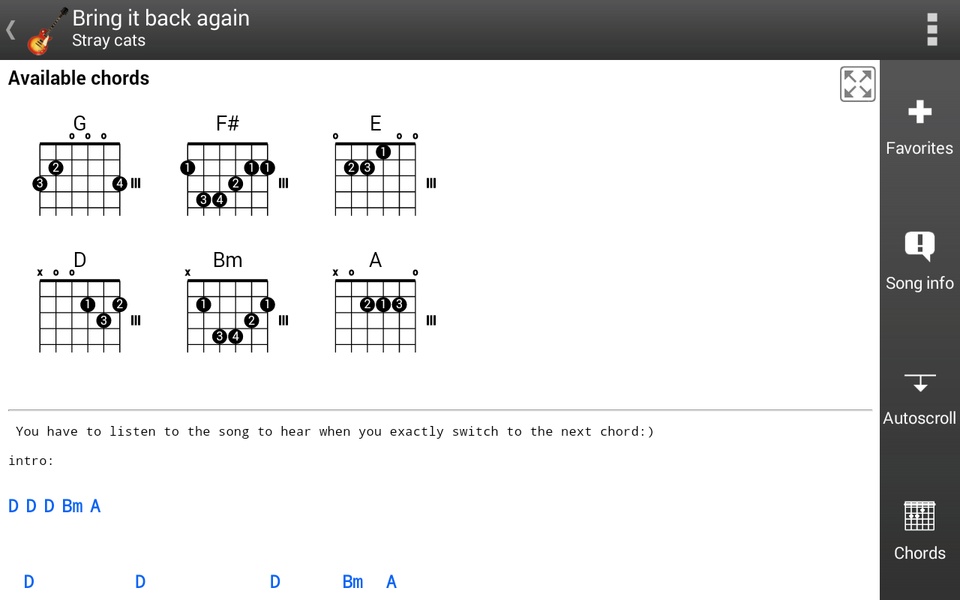 GuitarTab - Tabs and chords - Preview 2