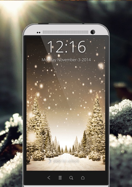 Snowfall Screen Lock - Preview 5