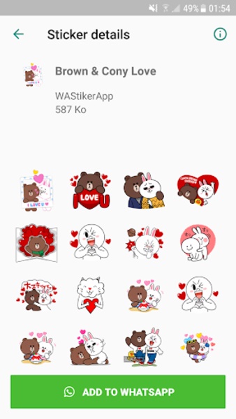 Love Sticker Packs For WhatsApp - Preview 1
