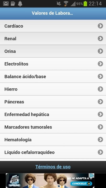 Valores de Laboratorio - Preview 2