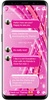 SMS Theme Sparkling Pink love screenshot 8