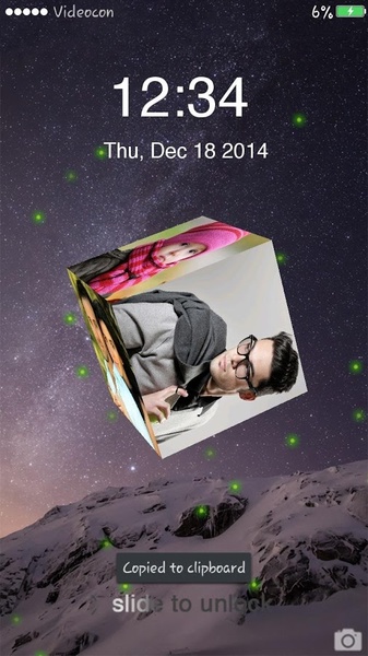 My Photo Cube Live Lockscreen - Preview 1