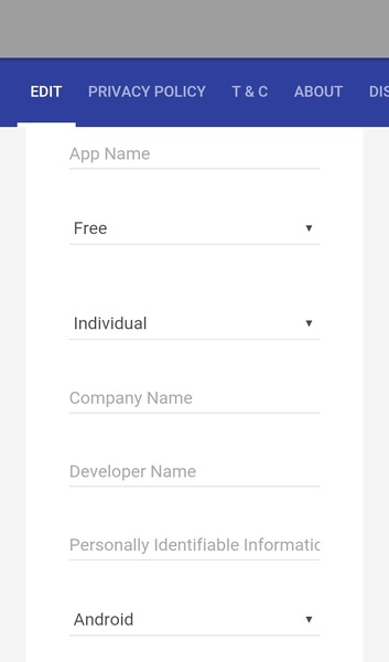 Privacy Policy Generator for app - Preview 1