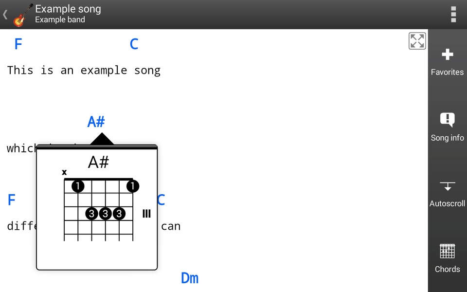 GuitarTab - Tabs and chords - Preview 3