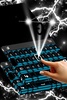 Neon Blue Keyboard Free screenshot 4