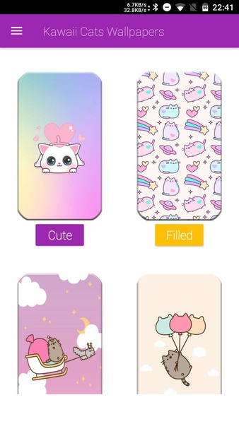 Kawaii Gatos Fondos Pantalla - Preview 4