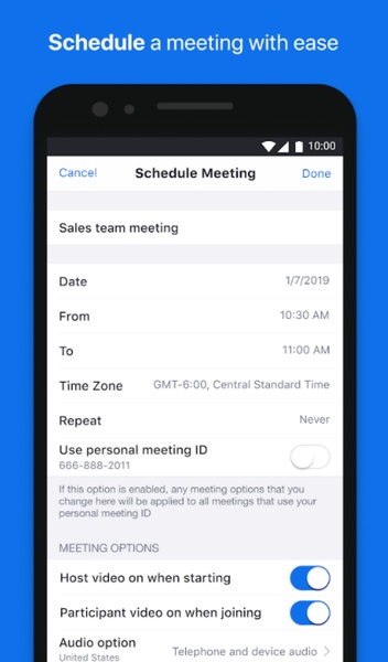 Zoom for Intune - Preview 5