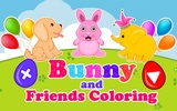 Bunny and Friends Coloring screenshot 7