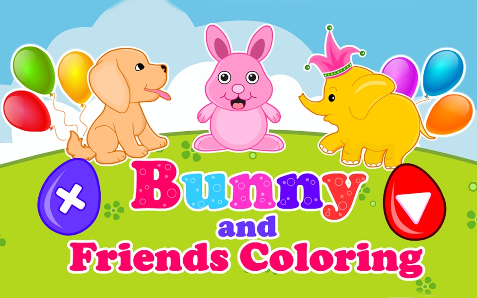 Bunny and Friends Coloring - Preview 7